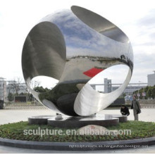 Nuevo acero inoxidable alto Quanlity Escultura tecnológica jardín y al aire libre